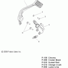 V09XB36/XC36 JACKPOT/NESS JACKPOT ALL OPTIONS Brakes, brake pedal and rear master cylinder - v09xb36 /...