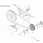V09XB36/XC36 JACKPOT/NESS JACKPOT ALL OPTIONS Drive train, drive sprocket and belt and guards - v09xb3...