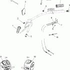 V08CB26/CD26/PB26 KINGPIN/KINGPIN 8 BALL/KINGPIN TOUR ALL OPTION Steering, controls and mirrors - v08cb26 / cd26 / pb26 a...