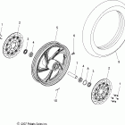 V08SB36/SD36 PLATINUM ALL OPTIONS Wheel, front (cast) - v08sb36 / sd36 all options
