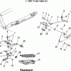 V07AB26/GB26 VEGAS/VEGAS 8 BALL ALL OPTIONS Footpeg, l.h. / floorboard / shift - v07ab26 / gb26 all ...