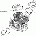 V07AB26/GB26 VEGAS/VEGAS 8 BALL ALL OPTIONS Engine, cam and valve covers - v07ab26 / gb26 all option...