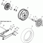 V07AB26/GB26 VEGAS/VEGAS 8 BALL ALL OPTIONS Wheel, rear (cast) - v07ab26 / gb26 all options