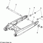 V07CB26/CD26 KINGPIN/TOUR ALL OPTIONS Axle adjuster, rear - v07cb26 / cd26 all options