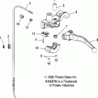 V07CB26/CD26 KINGPIN/TOUR ALL OPTIONS Clutch lever asm. - v07cb26 / cd26 all options