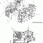 V07CB26/CD26 KINGPIN/TOUR ALL OPTIONS Engine, crankcase - v07cb26 / cd26 all options