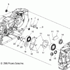 V07CB26/CD26 KINGPIN/TOUR ALL OPTIONS Engine, crankcase bearings - v07cb26 / cd26 all options