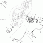 V07CB26/CD26 KINGPIN/TOUR ALL OPTIONS Engine, oil pump mounting - v07cb26 / cd26 all options