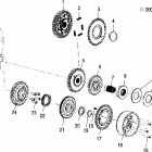 V07CB26/CD26 KINGPIN/TOUR ALL OPTIONS Engine, primary drive - v07cb26 / cd26 all options