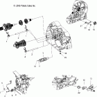 V07CB26/CD26 KINGPIN/TOUR ALL OPTIONS Transmission, shift forks / drum - v07cb26 / cd26 all op...