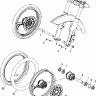 V06AB26CA VICTORY VEGAS 8 BALL/VEGAS ALL OPTIONS Wheel, front (spoked) - v06ab26 / gb26 all options