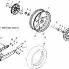V06AB26CA VICTORY VEGAS 8 BALL/VEGAS ALL OPTIONS Wheel, rear (billet) - v06ab26 / gb26 all options