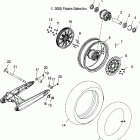 V06AB26CA VICTORY VEGAS 8 BALL/VEGAS ALL OPTIONS Wheel, rear (spoked) - v06ab26 / gb26 all options