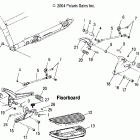 V05AB16/EC16/GB16 VICTORY VEGAS ALL OPTIONS L.h. footpeg / floorboard / shift - v05ab16 / ec16 / gb1...