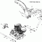 V05AB16/EC16/GB16 VICTORY VEGAS ALL OPTIONS Engine mounting - v05ab16 / ec16 / gb16all options