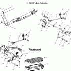 V04GB16/NC16 VICTORY VEGAS ALL OPTIONS L.h. footpeg / floorboard / shift - v04gb16 / nc16 / all...
