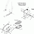 V04GB16/NC16 VICTORY VEGAS ALL OPTIONS R.h. footpeg / floorboard / brake - v04gb16 / nc16 / all...
