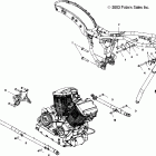 V04GB16/NC16 VICTORY VEGAS ALL OPTIONS Engine mounting - v04gb16 / nc16 / all options
