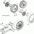 V04GB16/NC16 VICTORY VEGAS ALL OPTIONS Rear wheel (billet) - v04gb16 / nc16 / all options