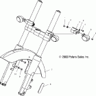 V04GB16/NC16 VICTORY VEGAS ALL OPTIONS Front fender and turn signals - v04gb16 / nc16 / all opt...