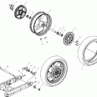 V03GB16 VICTORY VEGAS ALL OPTIONS Rear wheel (billet) - v03gb16 / all options
