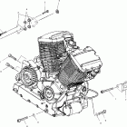 V03TB16CA TOURING CRUISER ALL OPTIONS Engine mounting - v03tb16 / all options
