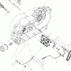 V02CD16 DELUXE CRUISER ALL OPTIONS Oil pump mounting - v02cd16 / all options