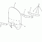 V02TB16 TOURING CRUISER ALL OPTIONS Windshield - v02tb16 / all options