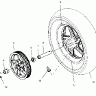 V01CB15CJ STANDARD CRUISER Rear wheel - v01cb15cc