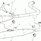 V01CD15UI DELUXE CRUISER Exhaust system - v01cd15cc