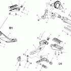 V01CS15CE SPORTCRUISER Shift lever and footpeg mounting - v01cs15da