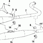 V00CB15LE STANDARD CRUISER Exhaust system - v00cb15dc