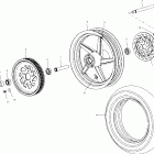 V99CB15LAZ STANDARD CRUISER Rear wheel - v99cb15daz
