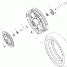 V99CB15LBZ STANDARD CRUISER Front wheel - v99cb15daz