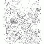 FJR13AYB/FJR13AYCB Обтекатель 1