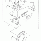 FZ6R  FZ6RYB/FZ6RYCL/FZ6RYL/FZ6RYCB Задний тормозной суппорт