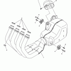 FZ6R  FZ6RYB/FZ6RYCL/FZ6RYL/FZ6RYCB Выхлопная система