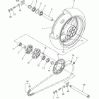 FZ1  FZS10YCG/FZS10YL/FZS10YCL/FZS10YG Заднее колесо