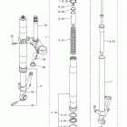 FZ1  FZS10YCG/FZS10YL/FZS10YCL/FZS10YG Передняя вилка