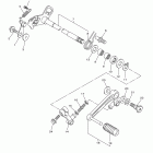 V-MAX 1700 VMX17YB/VMX17YCB Вал переключения