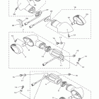 V-MAX 1700 VMX17YB/VMX17YCB Поворотники