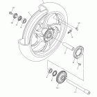 V-MAX 1700 VMX17YB/VMX17YCB Переднее колесо