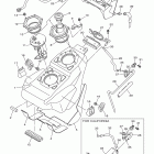 V-MAX 1700 VMX17YB/VMX17YCB ТОПЛИВНЫЙ БАК
