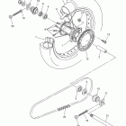 WR25XYCB/WR25XYB Заднее колесо
