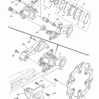 WR450FY Задний тормозной суппорт