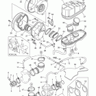 V STAR 1100 SILVERADO-XVS11ATYCL/XVS11ATYL/XVS11ATYB/XVS11ATYCB Впускная система