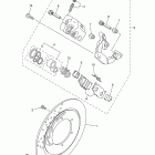 V STAR 650 SILVERADO-XVS65ATYCR/XVS65ATYCB/XVS65ATYB/XVS65ATYR Передний тормозной суппорт
