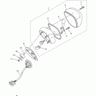 V STAR 650 SILVERADO-XVS65ATYCR/XVS65ATYCB/XVS65ATYB/XVS65ATYR Задний фонарь