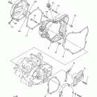 YZ125 YZ125Y Крышка картера двигателя