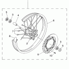 YZ450F YZ450FYL/YZ450FYW Front wheel kit